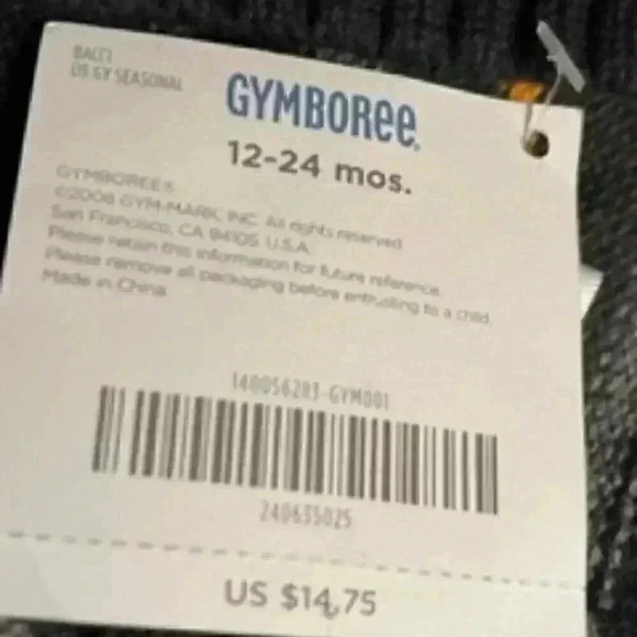 Gymboree Children’s Hats Beanies Lot Of 2 Striped Hats 12 To 24 Months NWT - Picture 7 of 7